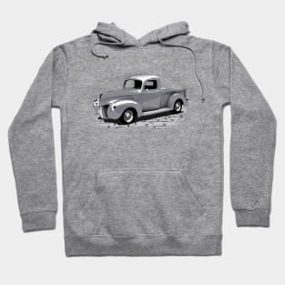 Silver 40 Ford truck Hoodie